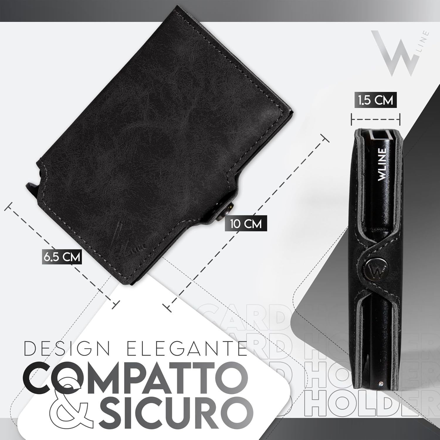 Thumbnail 1 de WLine Porta Carte 1,5 cm RFID Slim