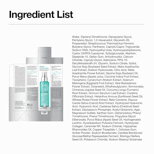 Thumbnail 10 de ANUA PDRN Collagen Glow Gesichtsserum Spray – Feuchtigkeitsspendender Nebel, 100 ml