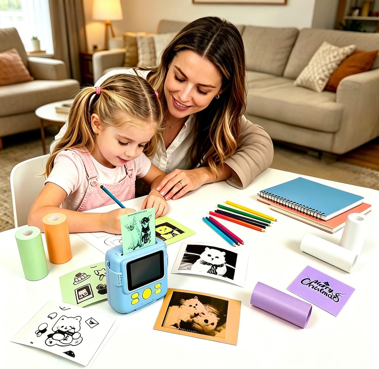 Thumbnail 6 de QUASON 18 Rolls Kids Camera Paper Roll Refill – BPA Free Thermal Paper for Instant Print Cameras