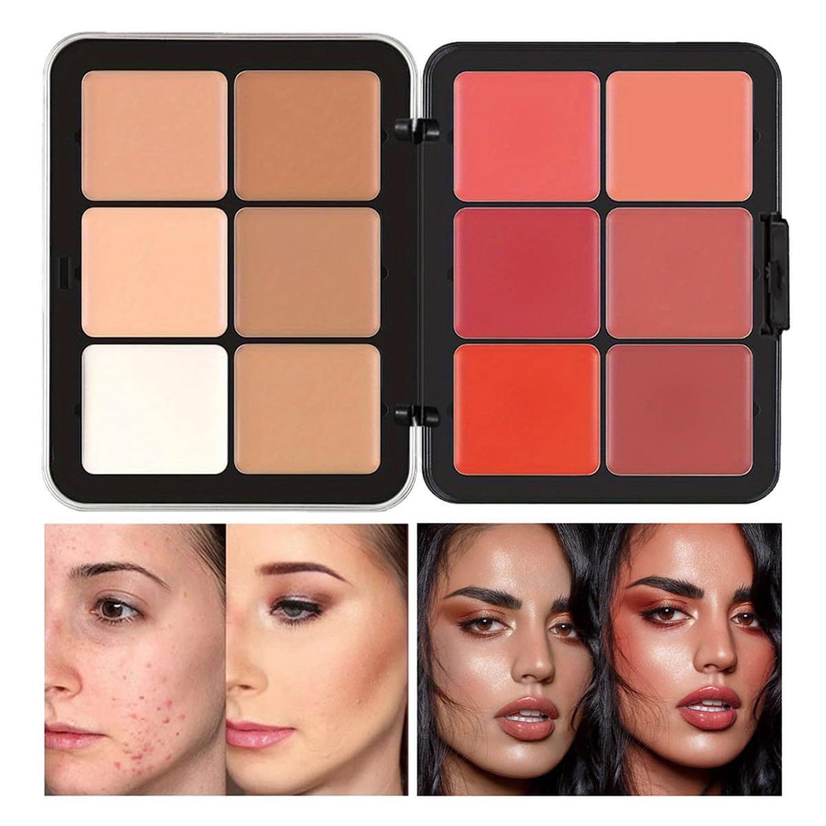 Thumbnail 1 de Rouge & Concealer Palette 01 mit 12 Farben