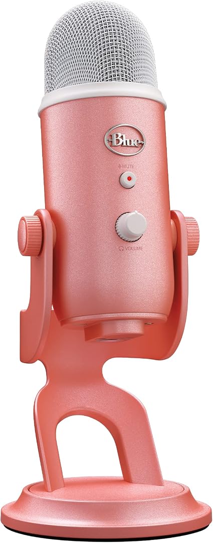 Detalle de Logitech G Blue Yeti Rosa Micrófono USB para Streaming 🎙