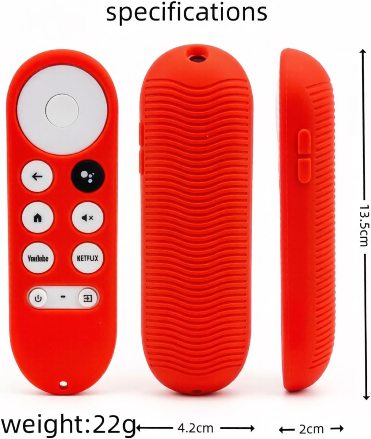 Detalle de Remote Cover Case for 2025 Chromecast with Google TV Voice Remote