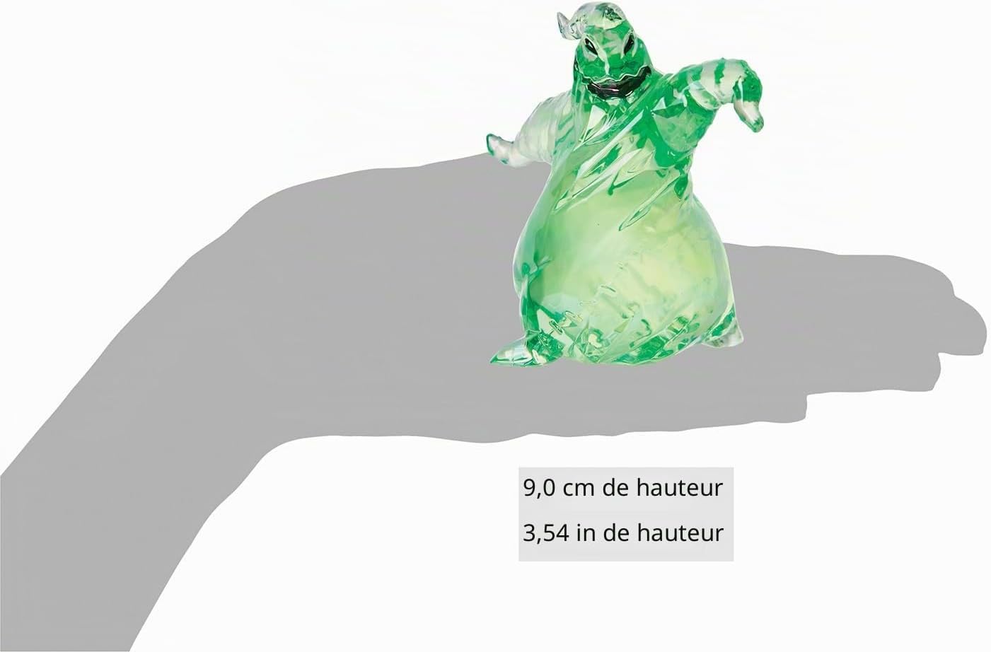 Detalle de Enesco FACETS Figurine Disney L'Étrange Noël de Monsieur Jack Oogie Boogie 8,9 cm Vert