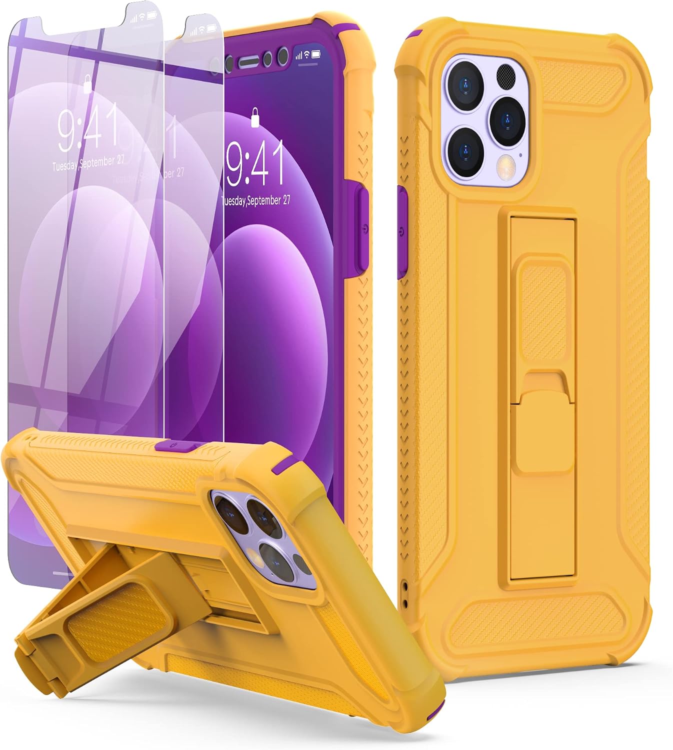 Detalle de ORETECH iPhone 12 Schutzhülle mit Ständer