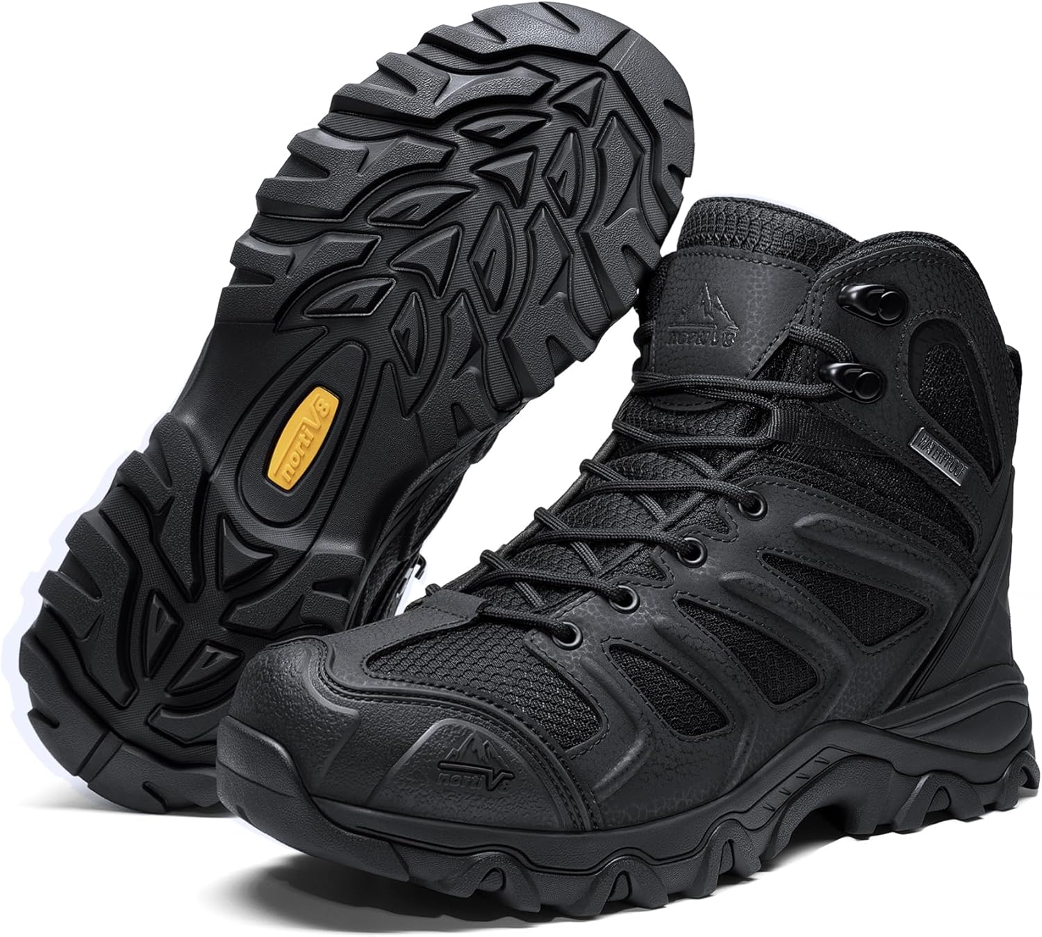 Thumbnail 2 de NORTIV 8 Chaussures de Randonnée Homme Bottines Chaudes Antidérapantes - 160448M