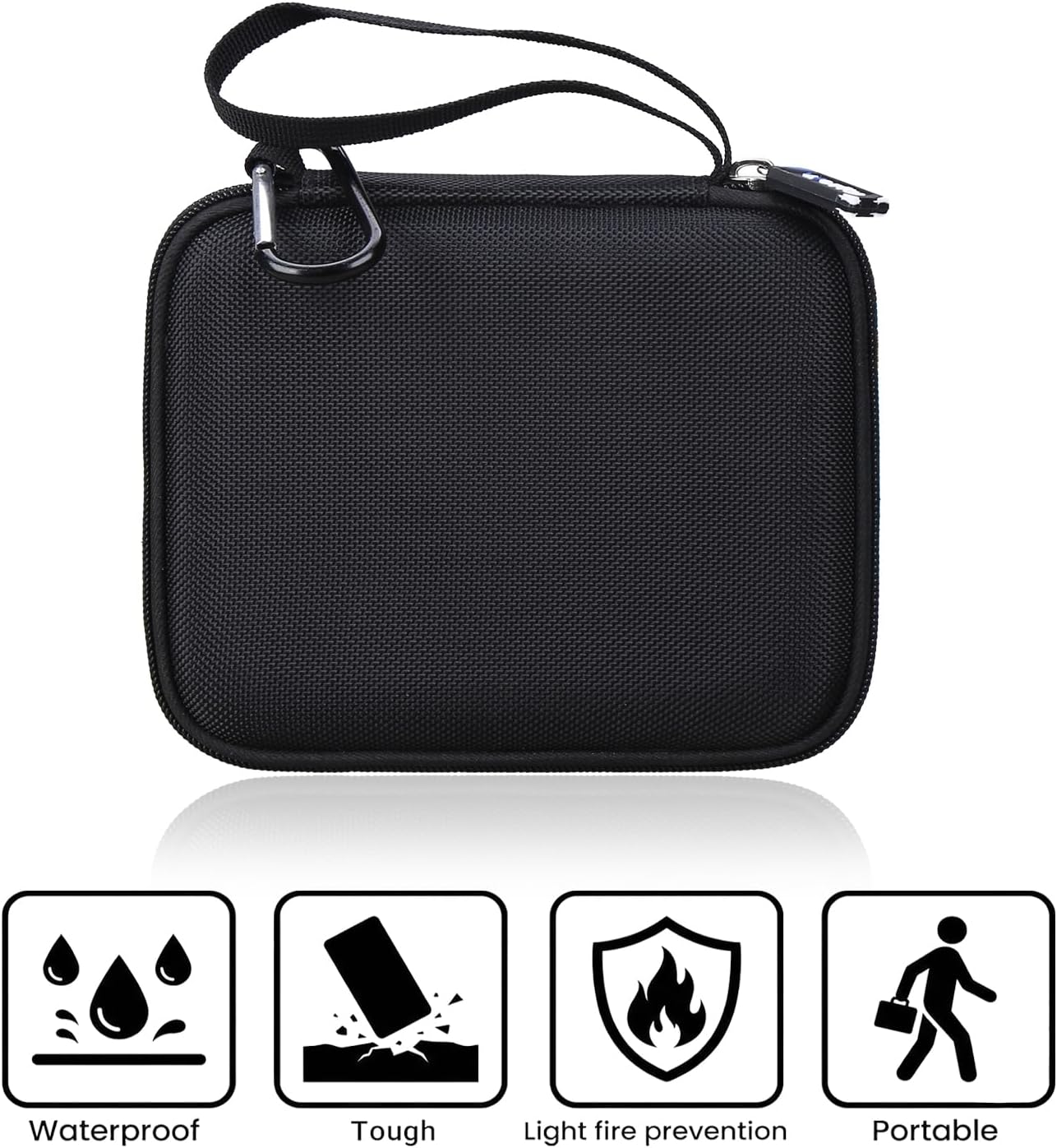 Detalle de worfty Q486 Hard EVA Case for Samsers KF08S/KF08X Foldable Keyboard