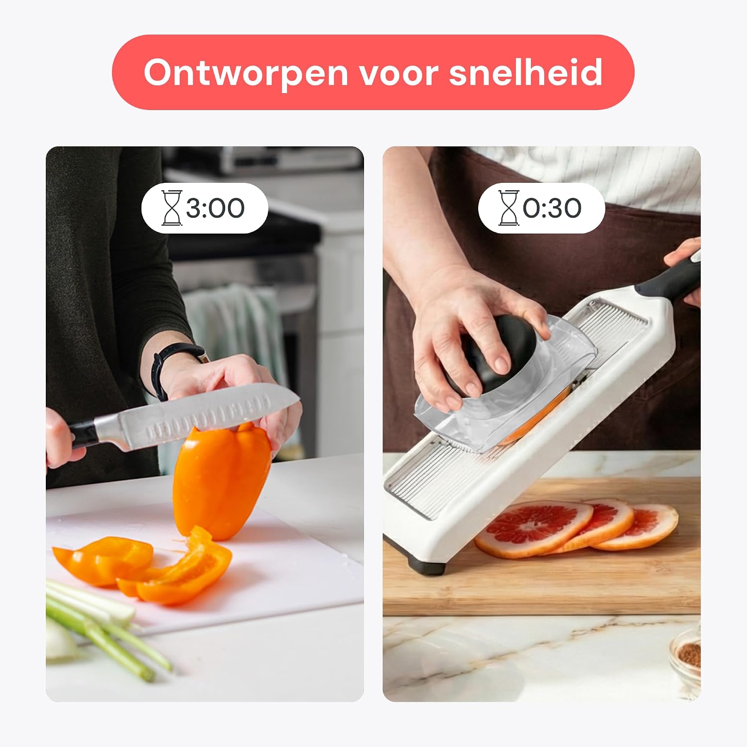 Detalle de Fullstar FUL-FGS-H002-01-AA1US mandoline en juliennesnijder 2-in-1