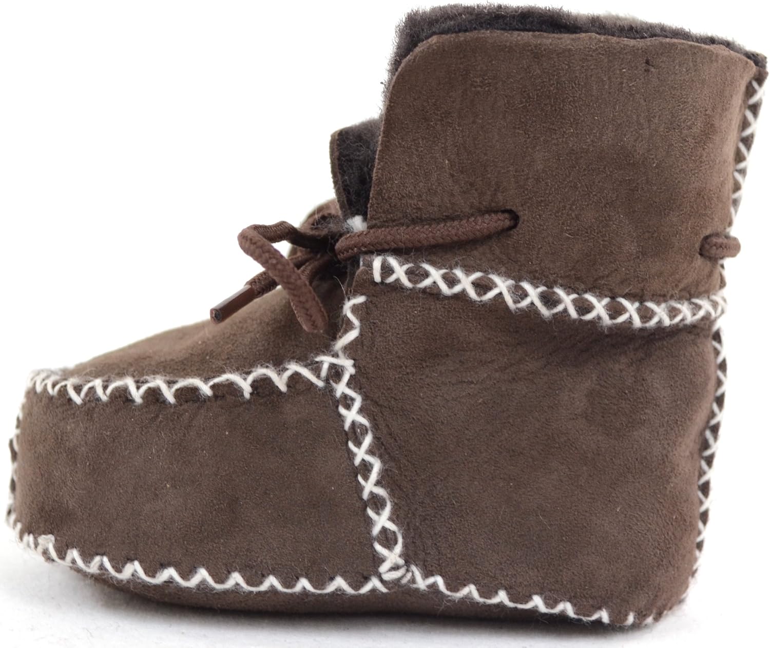 Thumbnail 3 de SNUGRUGS Baby/Children's Sheepskin Booties with Lace Up Fastening