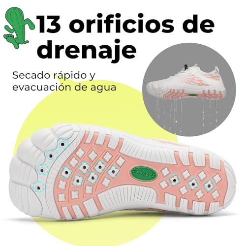 Detalle de SAGUARO Escarpines Niño Barefoot Secado Rápido – Zapatillas de Agua para Playa y Piscina (29 EU)