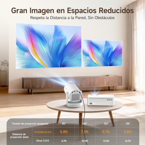 Thumbnail 6 de Magcubic HY320pro: Proyector portátil Full HD 1080p con Wi‑Fi 6, Android 14 y Android 14