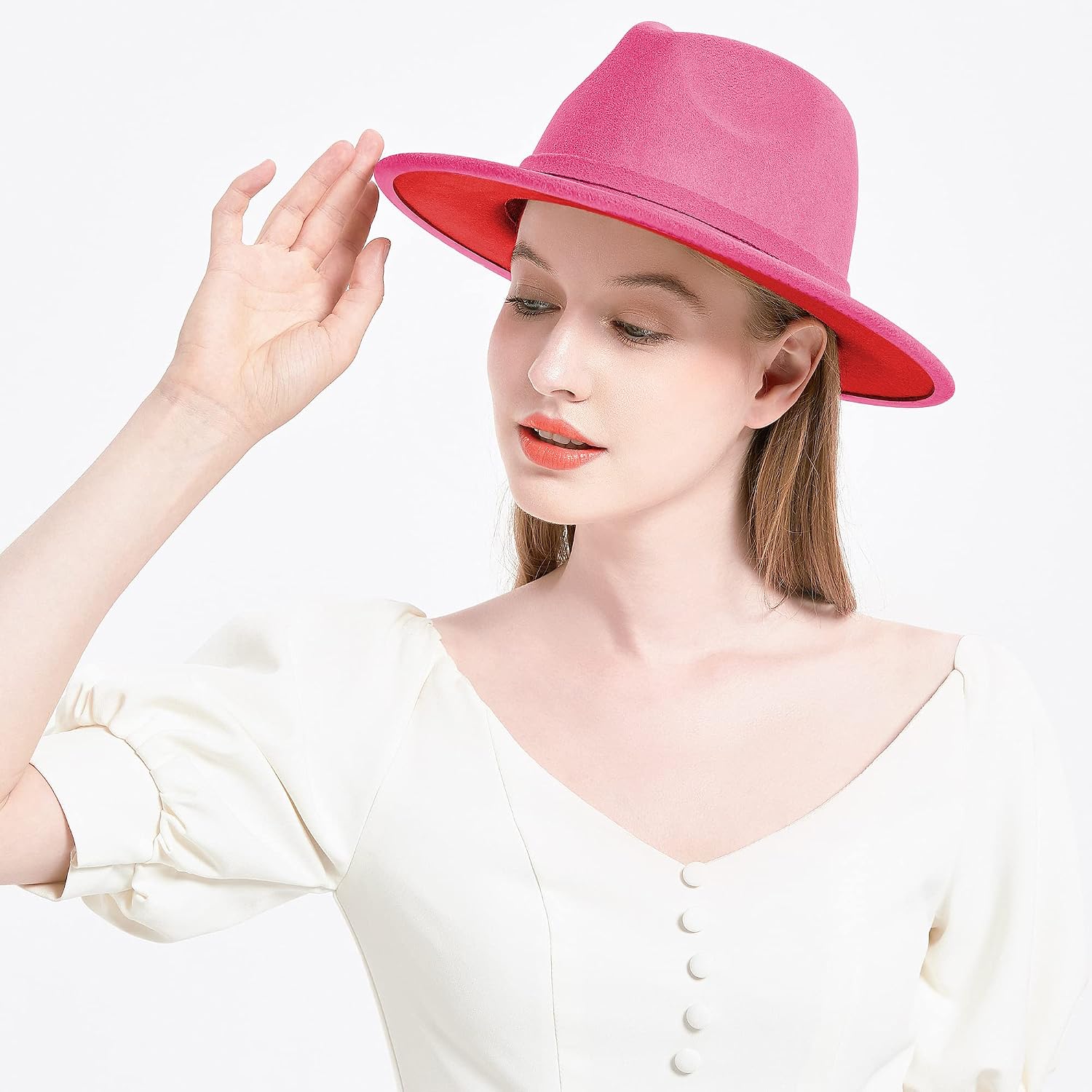 Detalle 1 de KUJUHA Fedora Hat, Cotton-Polyester