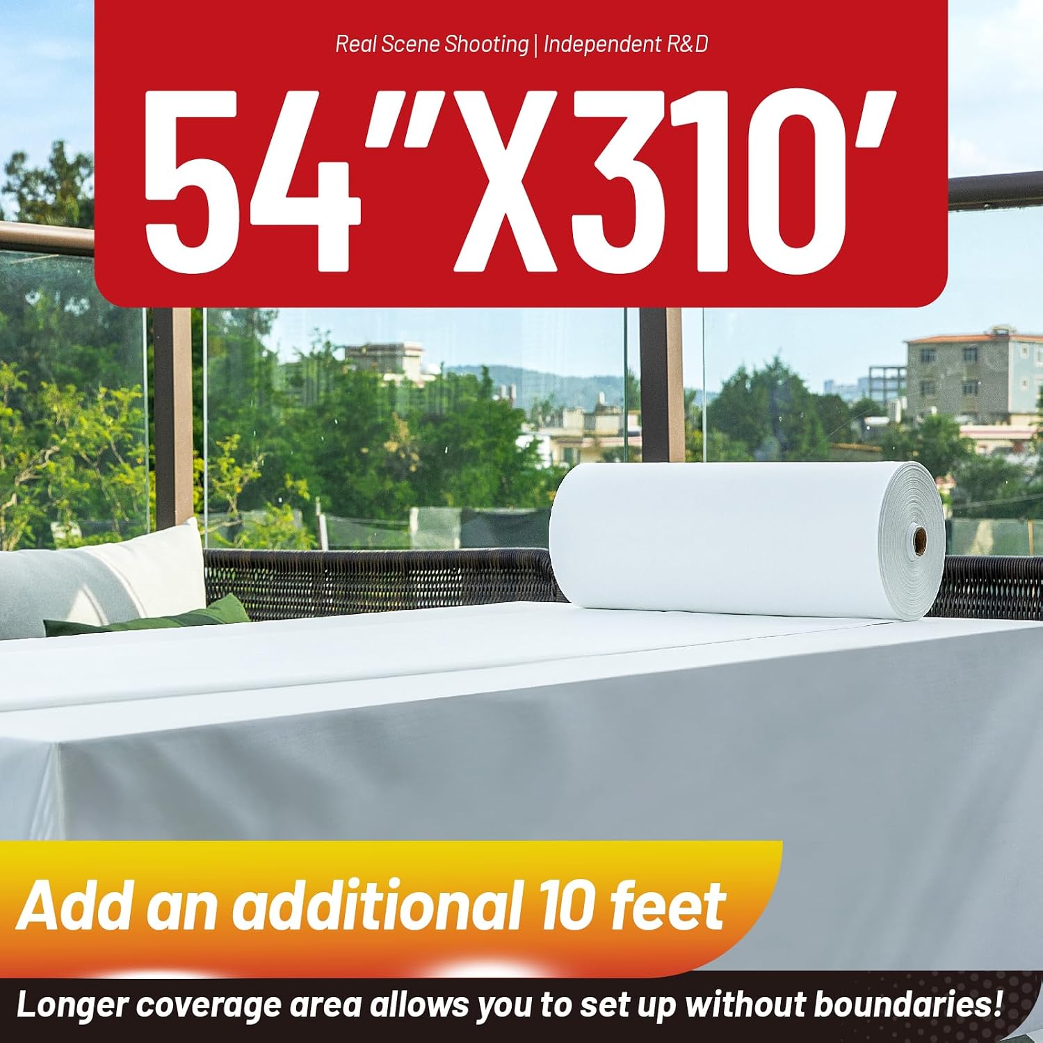 Detalle 2 de Airbin Disposable Tablecloth 310 ft 🍽