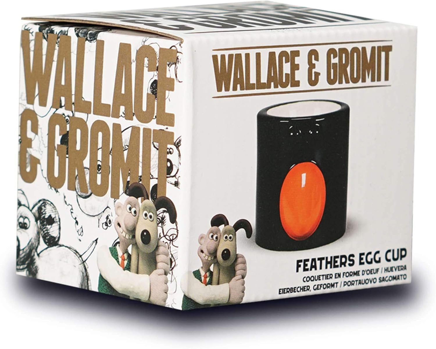 Thumbnail 3 de Half Moon Bay Wallace and Gromit Feathers McGraw Egg Cup