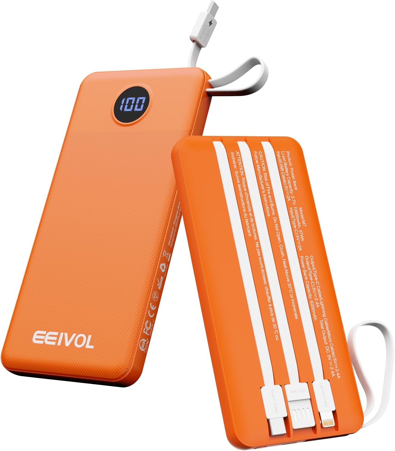 Detalle de EEIVOL Power Bank 10000mAh