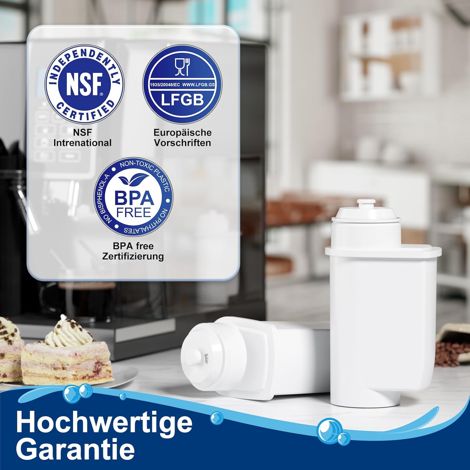 Detalle 2 de ARETHONE Wasserfilter für Kaffeevollautomat