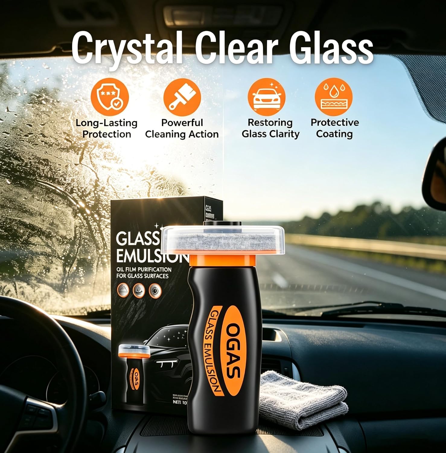 Detalle 2 de Car Oil Film Cleaner Windshield Brush