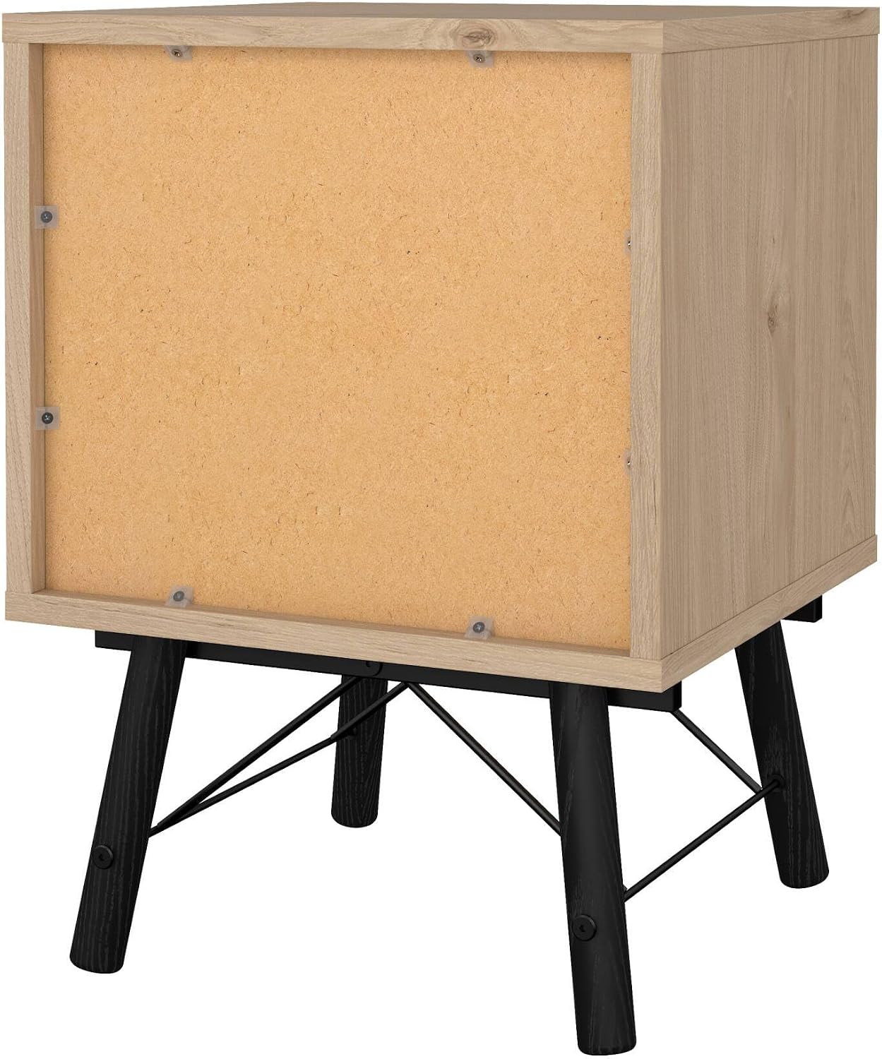 Detalle de Dmora Blanchette comodino rovere 43,3x40,1