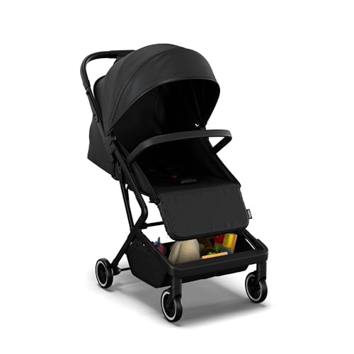 Detalle de Babify Urban Ease carrito bebé 22 kg plegado una mano