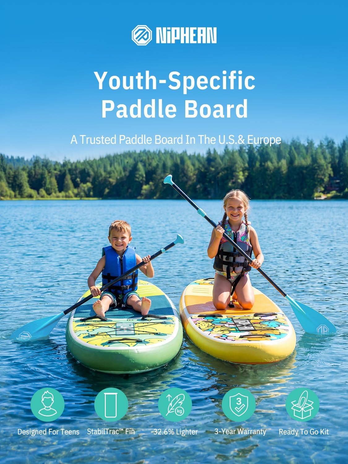 Detalle 2 de Niphean 10'6" Inflatable SUP Board