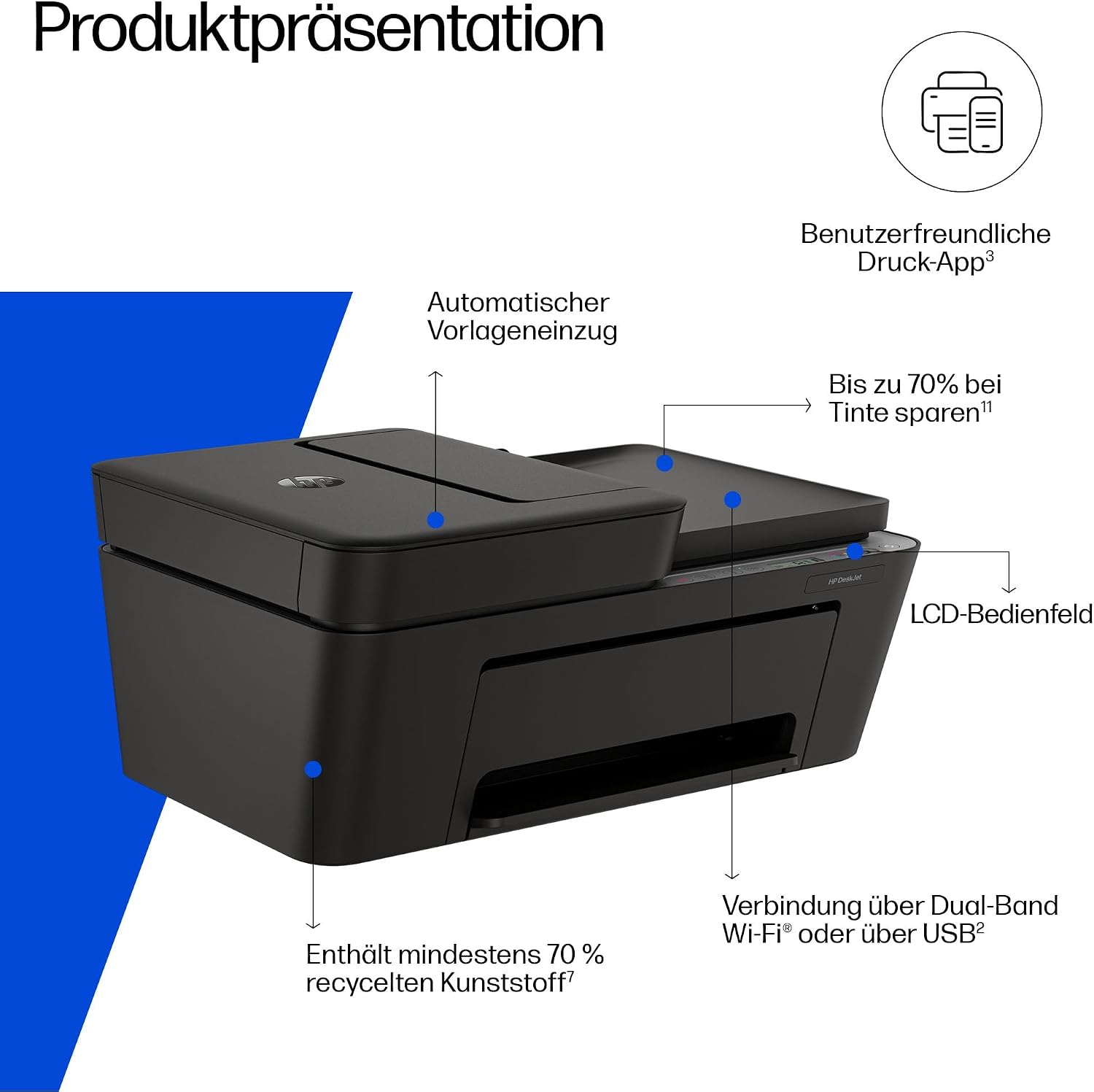 Thumbnail 5 de HP DeskJet 4320 Multifunktionsdrucker 3 Monate đš