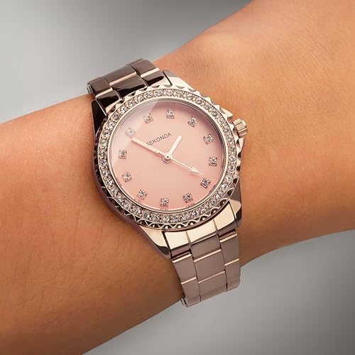 Thumbnail 1 de Sekonda Elizabeth Womens Analogue Watch 33mm Dial Rose Gold Alloy Strap
