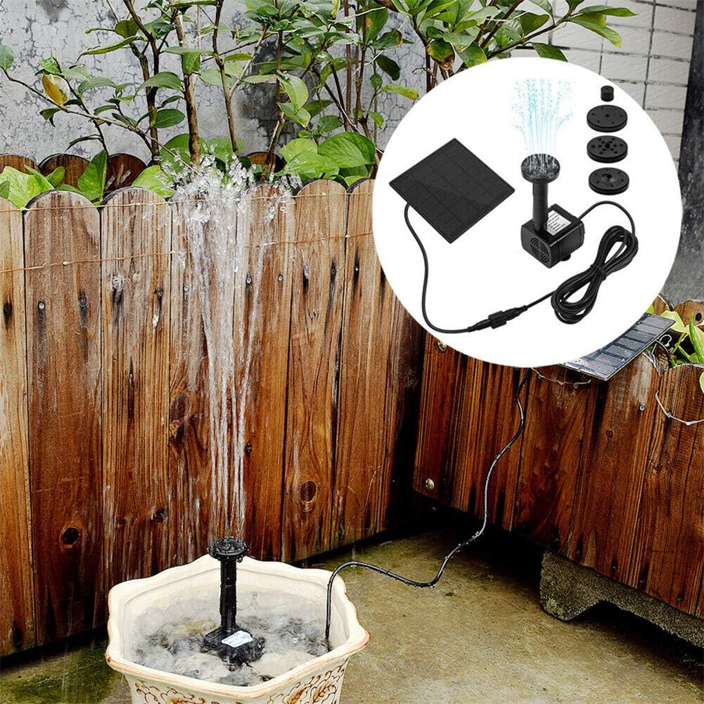 Thumbnail 4 de Solar Fountain Solar Panel Water Pump Kit for Bird Baths, Small Ponds & Fish Tanks