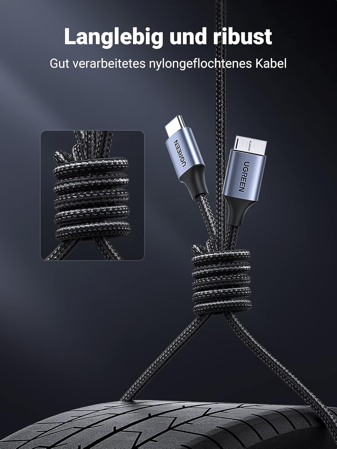 Thumbnail 6 de UGREEN USB C Kabel Micro B 0,5 m