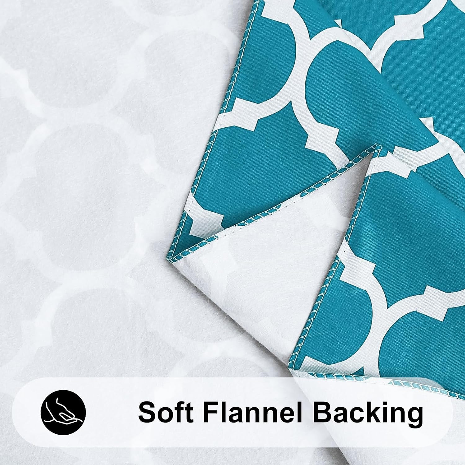 Thumbnail 4 de Smiry Rectangle Table Cloth 60"x84" Teal 📐