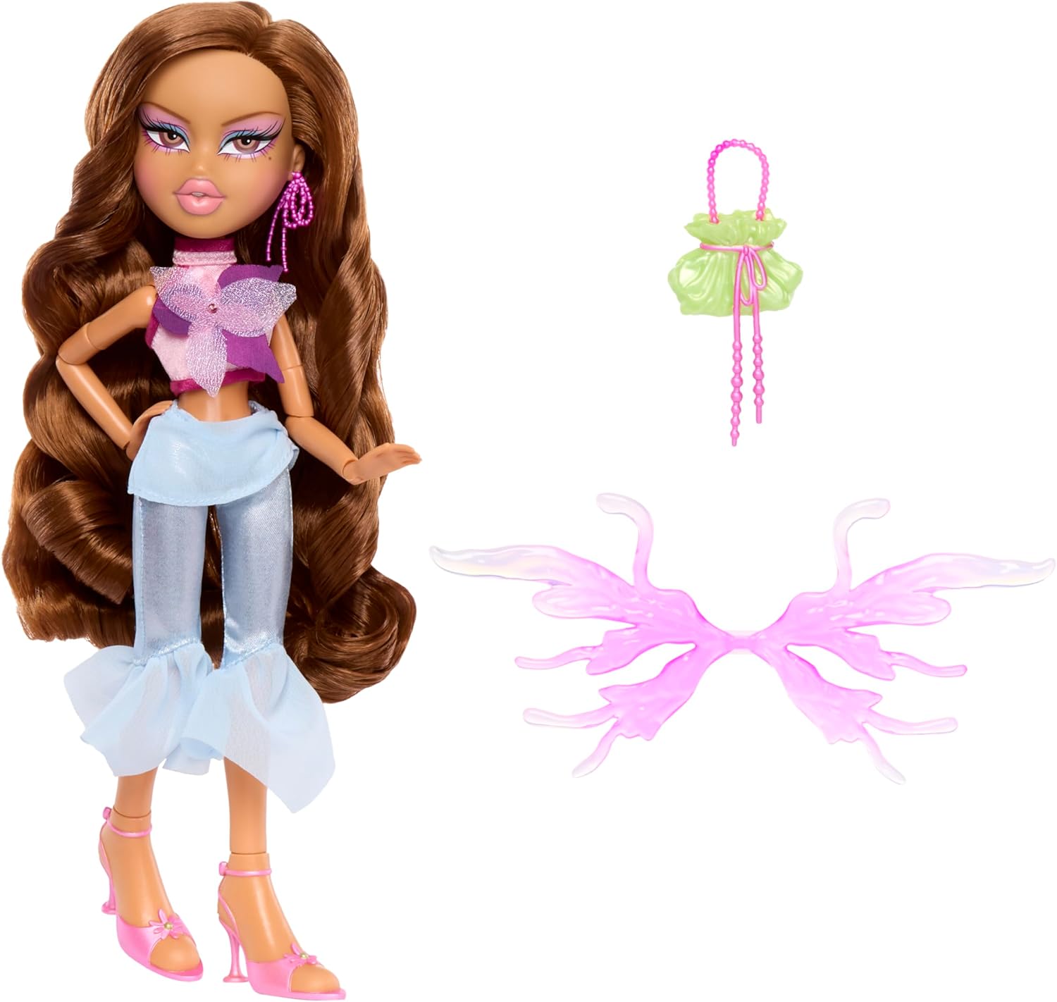 Thumbnail 1 de Bratz Fashion Pixiez Yasmin Fantasy-Sammelpuppe mit Flügeln als Ring und Accessoires