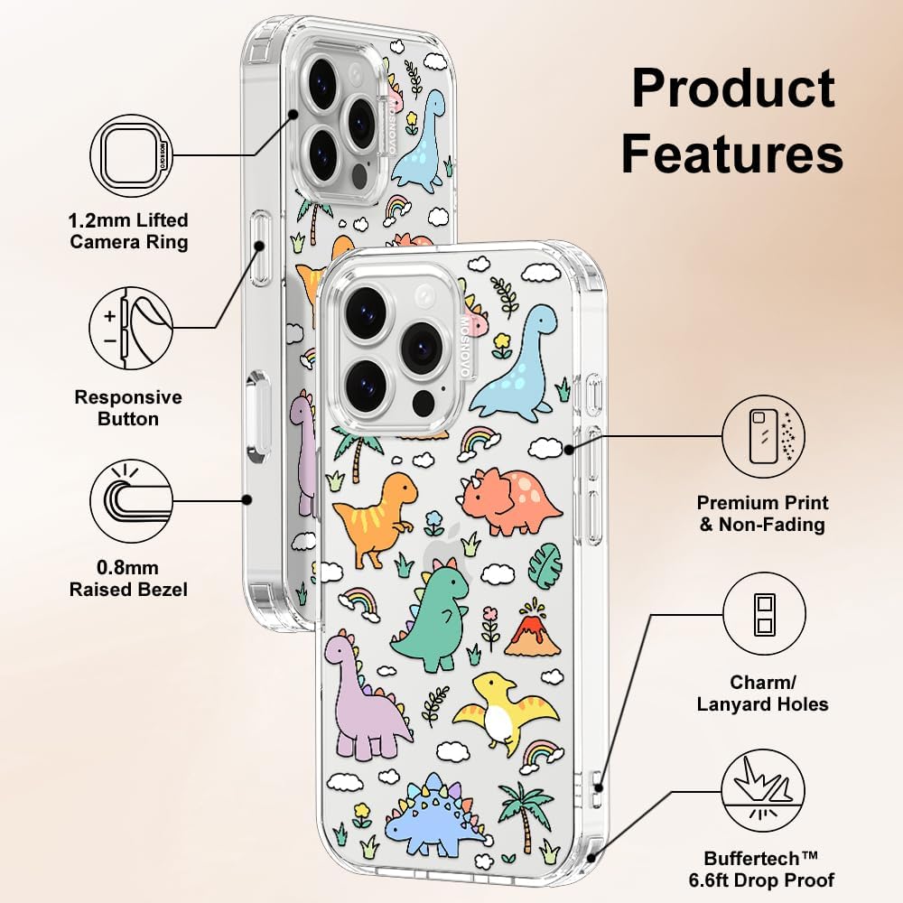 Thumbnail 5 de MOSNOVO Case for iPhone 16 Pro Max with Buffertech 6.6ft Drop Protection
