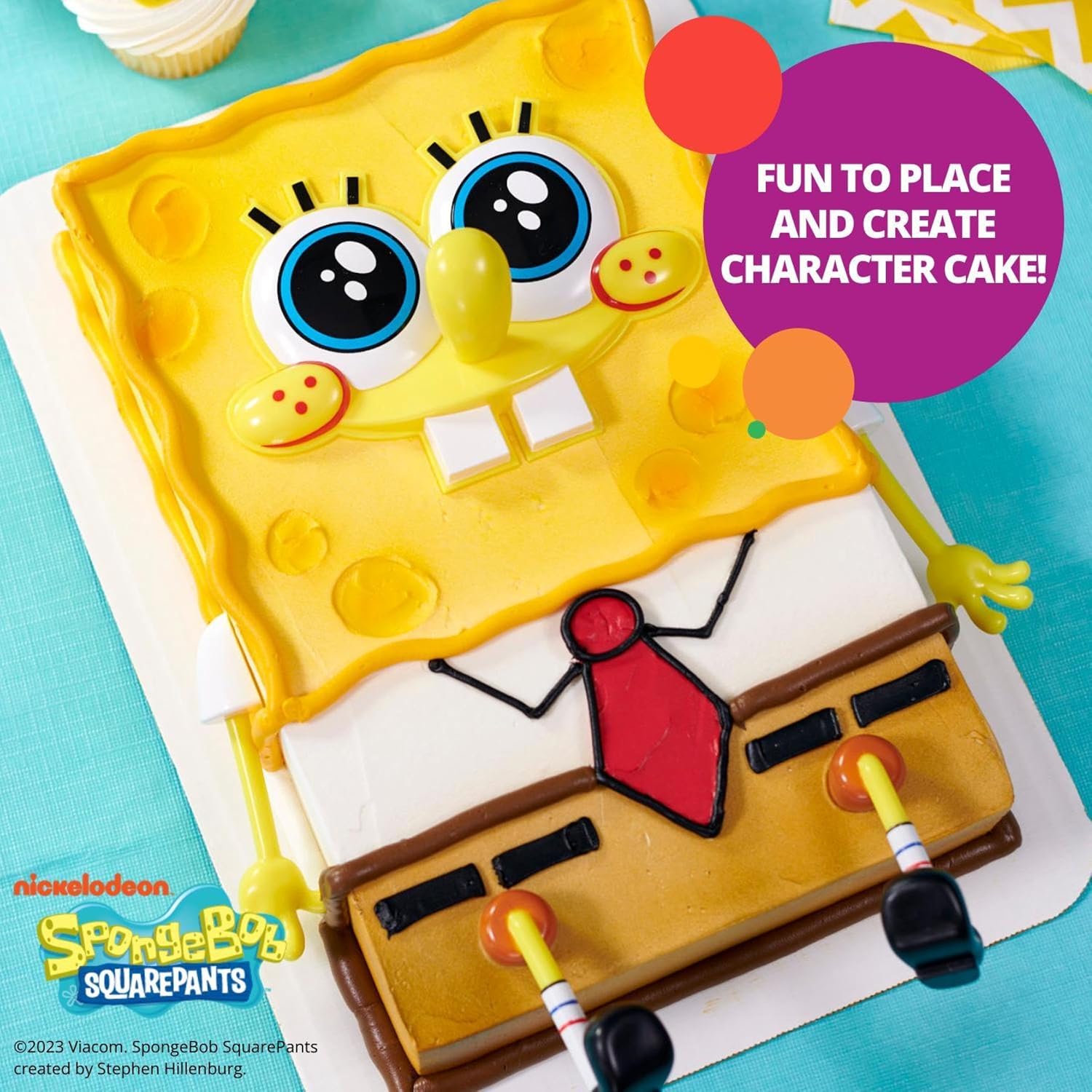 Thumbnail 5 de DecoSet SpongeBob SquarePants Creations 5-Piece Cake Topper 🎂