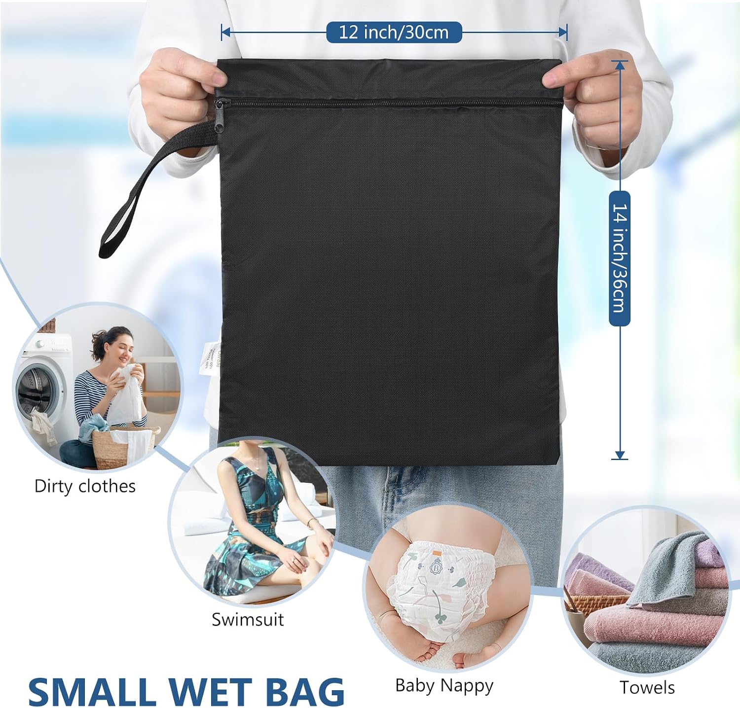 Detalle 2 de OTraki Wet Bag 30 x 36 cm per biancheria sporca