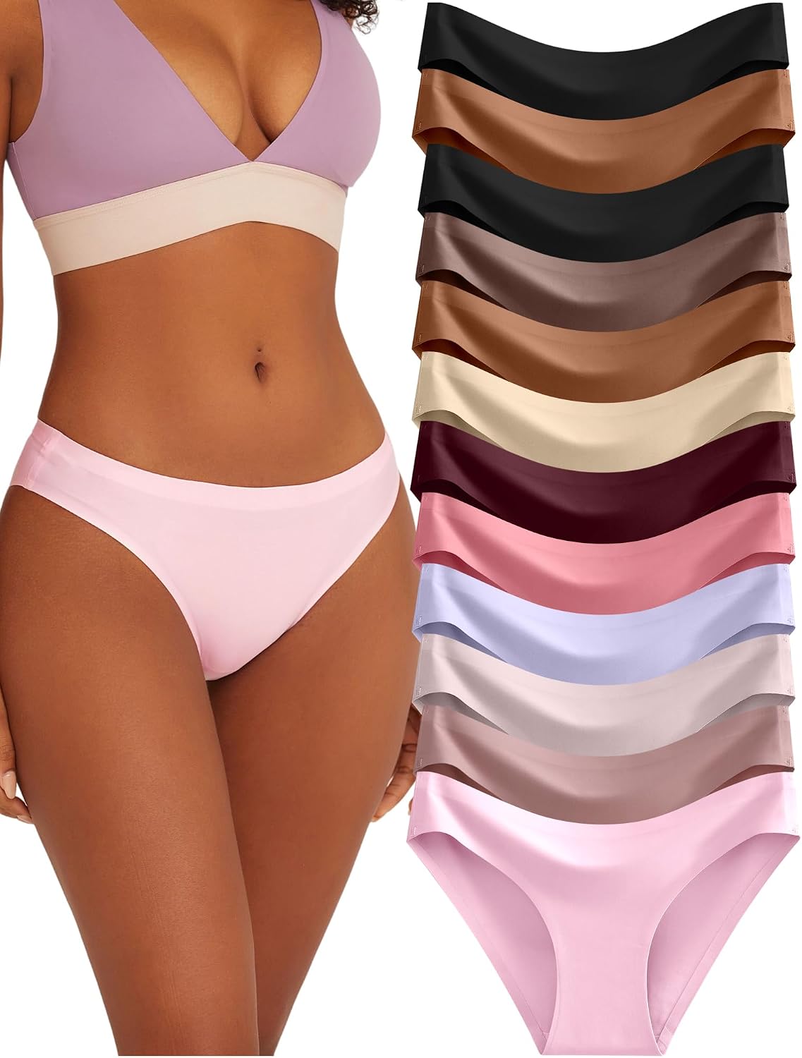 Thumbnail 5 de FINETOO Seamless Underwear 12-Pack