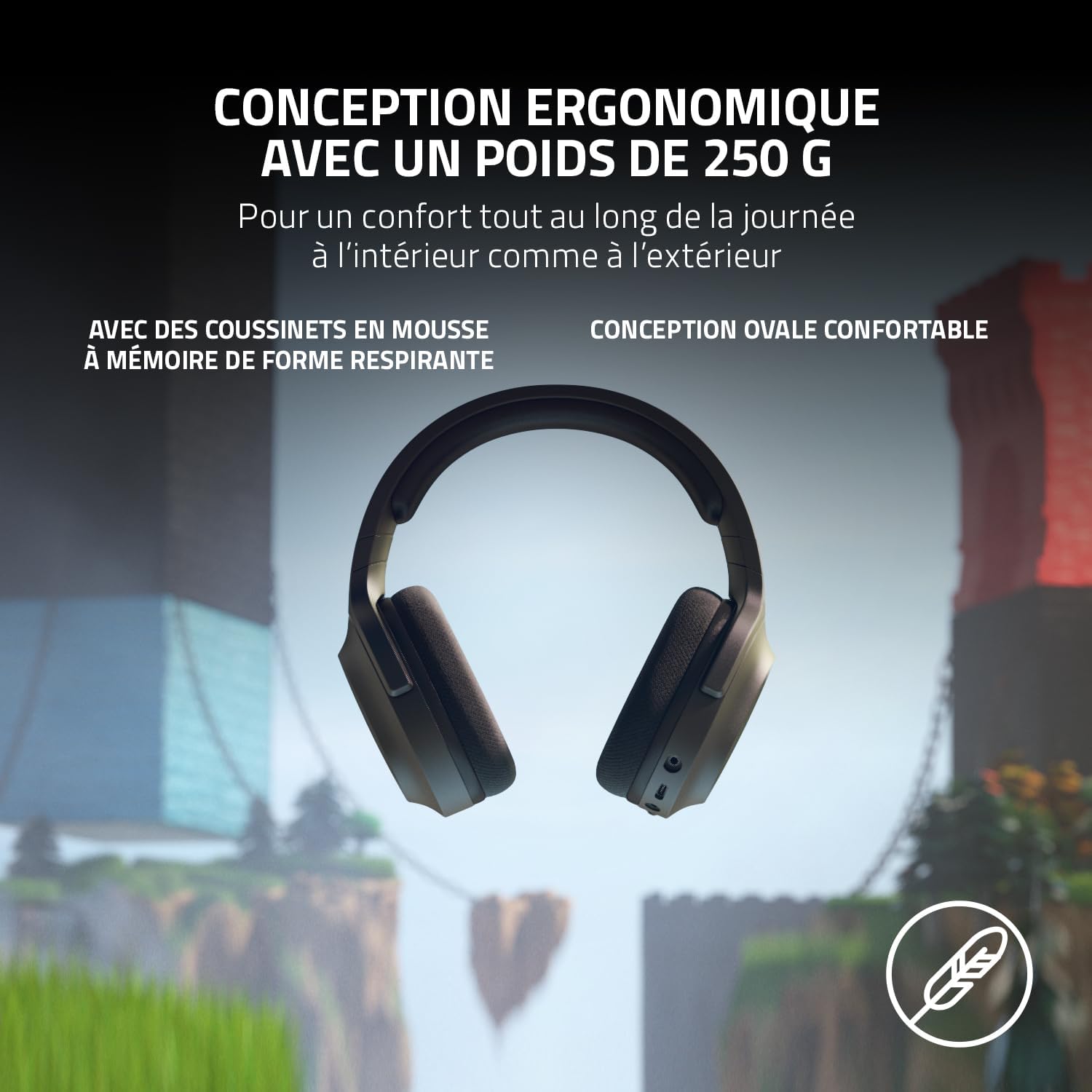 Thumbnail 2 de Razer Barracuda X — Casque gaming sans fil multiplateforme avec SmartSwitch Dual, USB-C et micro cardioïde
