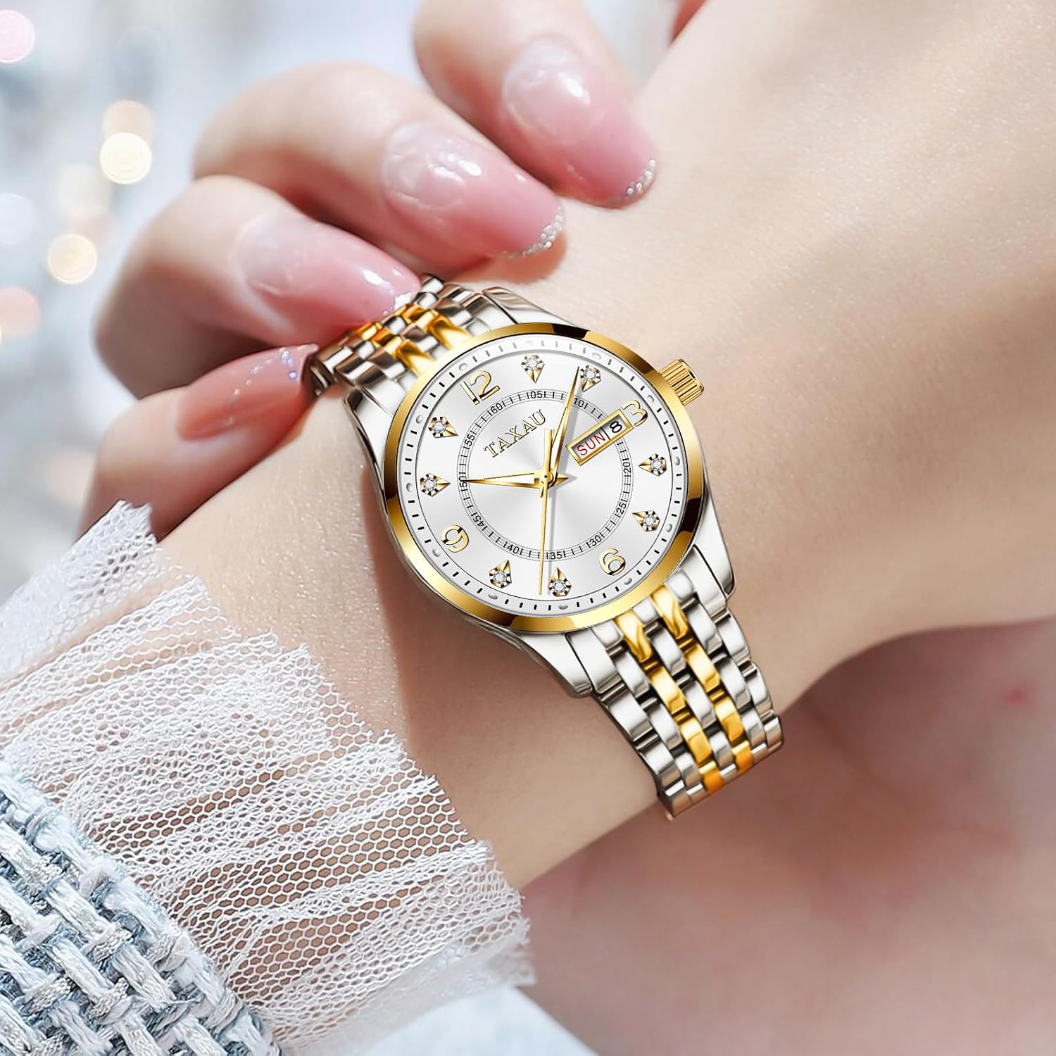 Detalle de Taxau Uhren für Frauen 28 mm