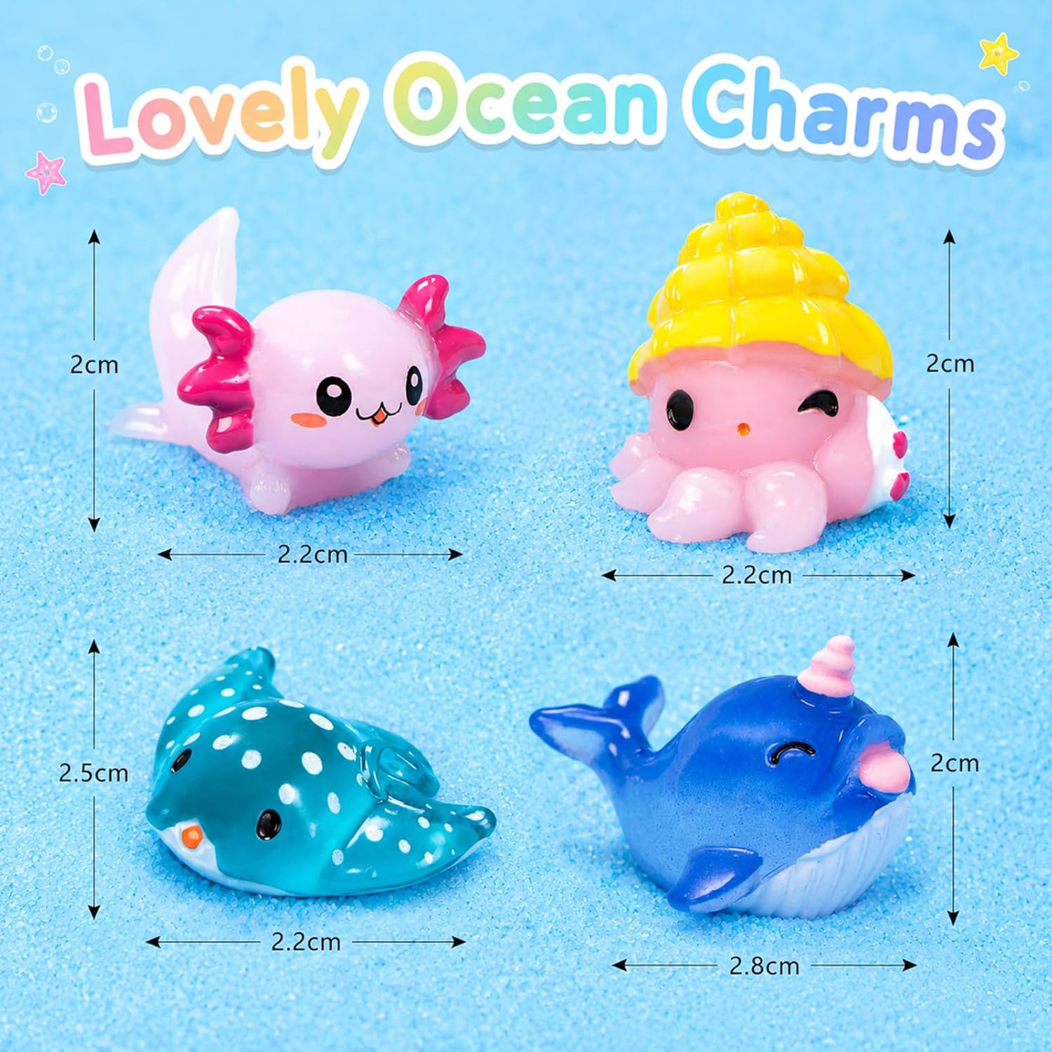 Thumbnail 4 de 4 Pack Crunchy Crystal Slime Pink Axolotl