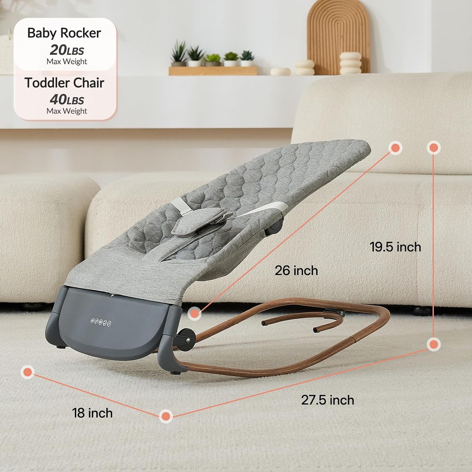 Thumbnail 3 de VaVaSoo Baby Rocker 2-in-1