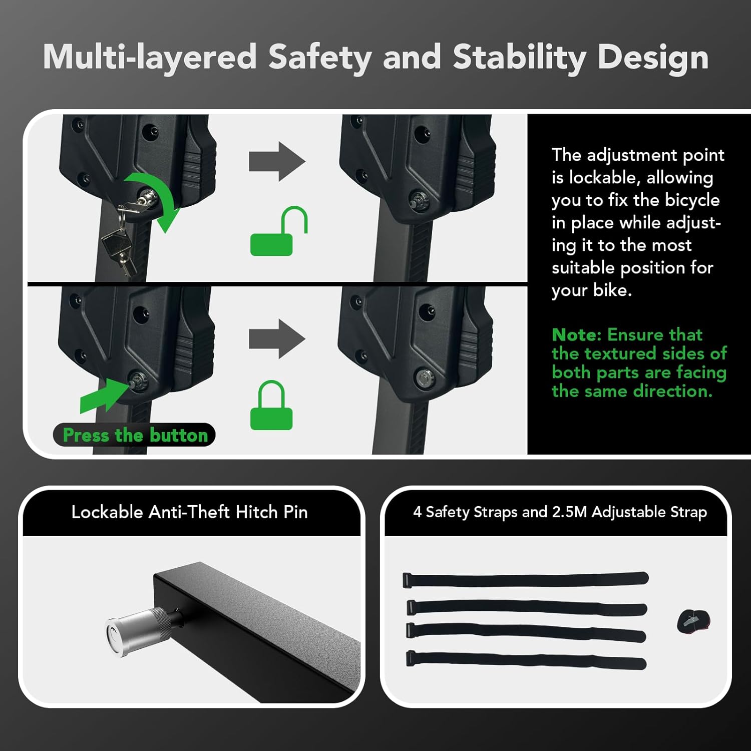 Thumbnail 5 de TrailXpert 2-Bike Hitch Mount Rack for E-Bikes & Fat Tires (2-inch receiver)