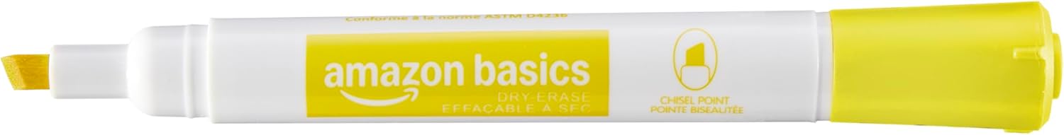Thumbnail 2 de Amazon Basics Trocken abwischbare Whiteboard-Marker, Feinspitze, 36er Set – 4 Farben