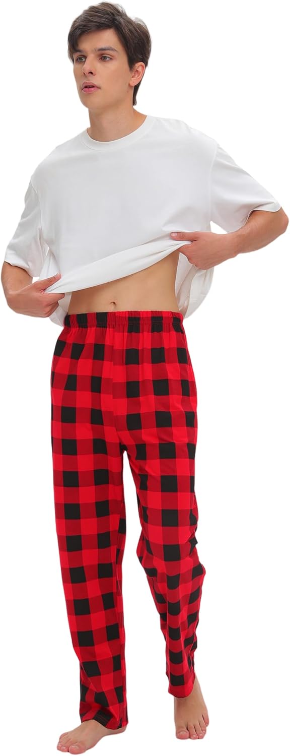 Detalle de SAMGU Mens Pyjama Bottoms: 100% Cotton Sleep Pants for Men