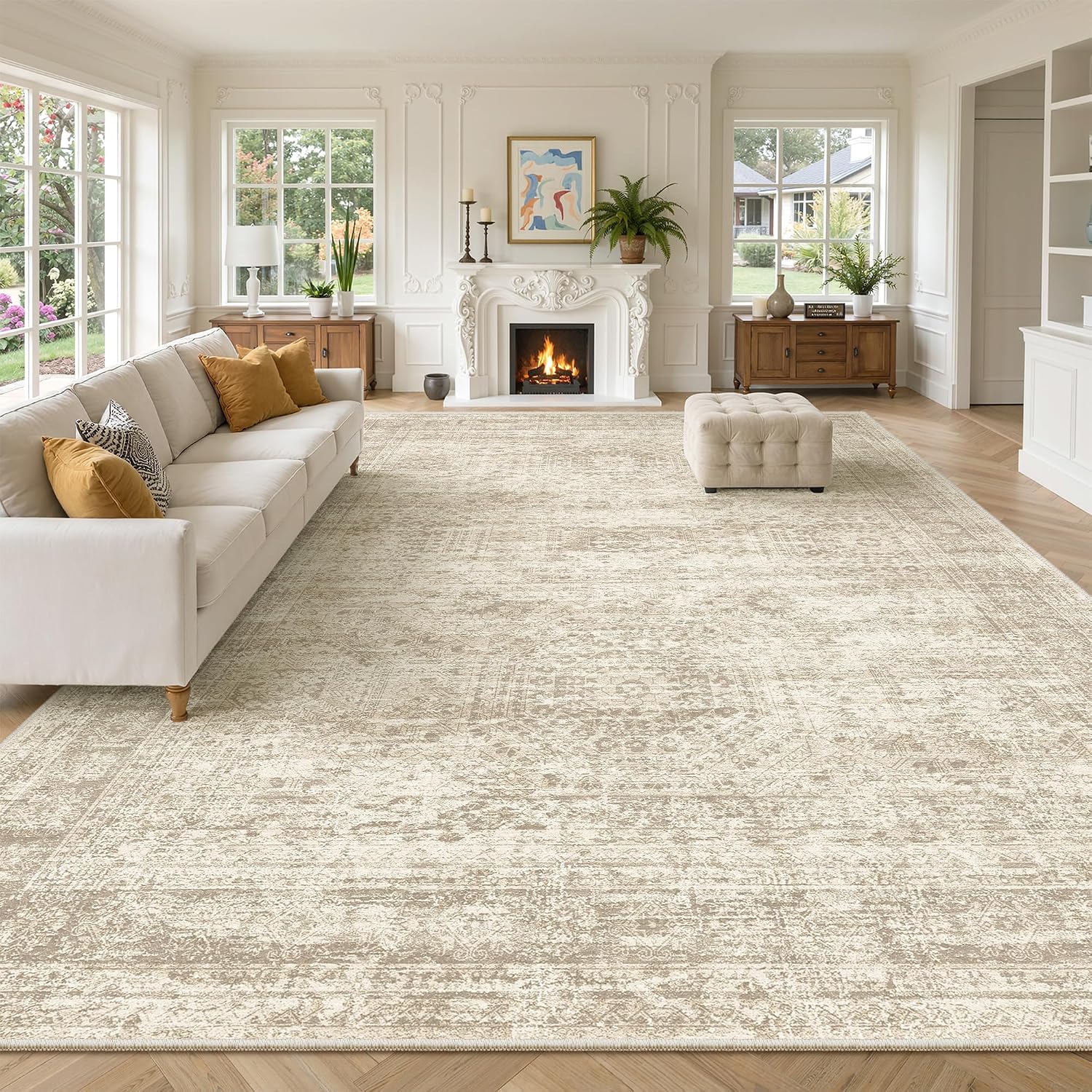 Thumbnail 1 de Soalmost 10x14 Vintage Area Rug for Living Room 📐