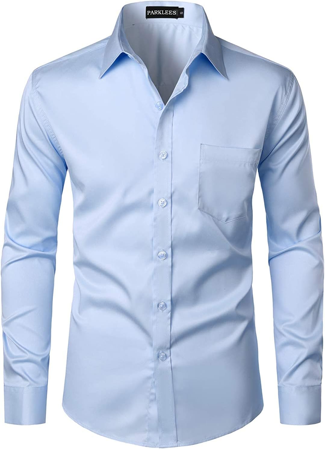 Thumbnail 6 de PARKLEES Men's Urban Stylish Slim Fit Long Sleeve Shirt with Pocket