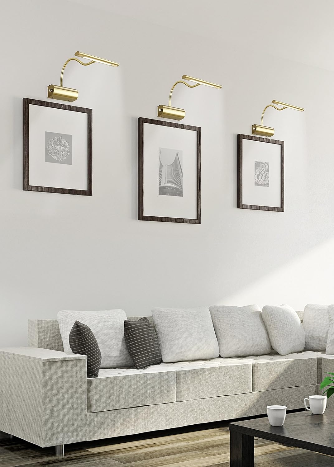 Thumbnail 4 de Trip Curtis Picturelamp LED regulable color bronce mate