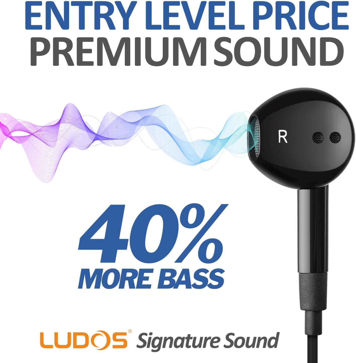 Thumbnail 2 de LUDOS FEROX Auricolari in-ear 1,3 m