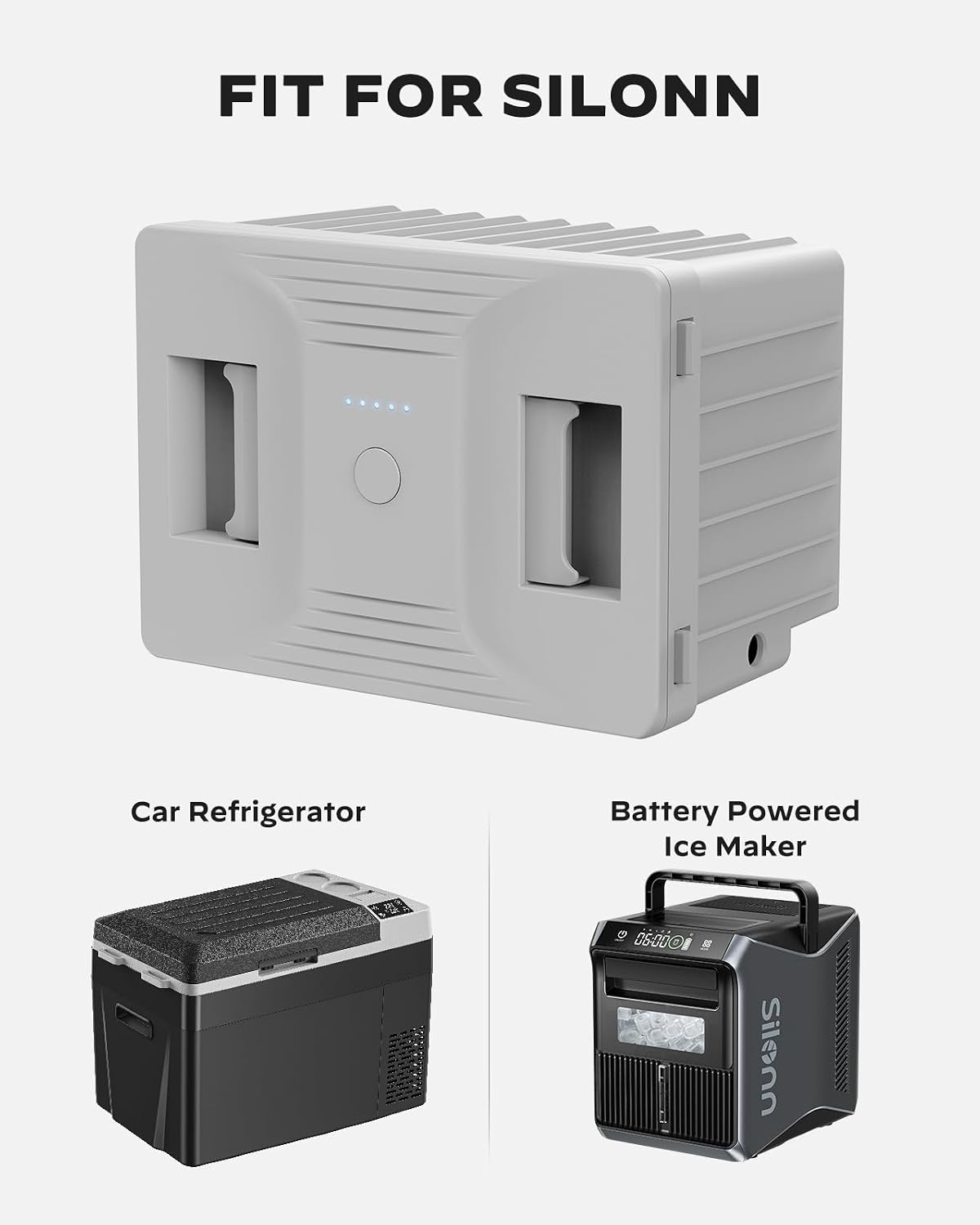 Detalle de Silonn SLIM39TA-BA Detachable 168 Wh Battery for SLIM39 Ice Makers