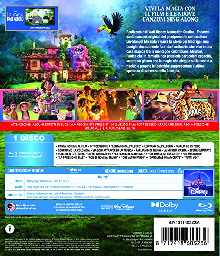 Thumbnail 2 de Encanto (Blu-ray) – Eagle Pictures, versione italiana con doppiaggio e colonna sonora originale