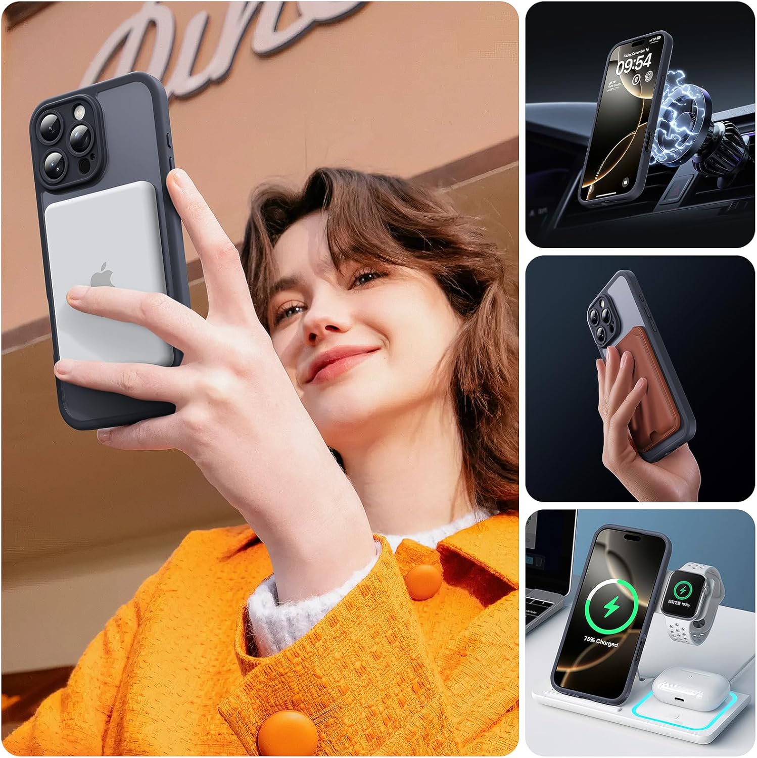 Thumbnail 5 de TOCOL iPhone 16 Pro Magnetic Case 6.3