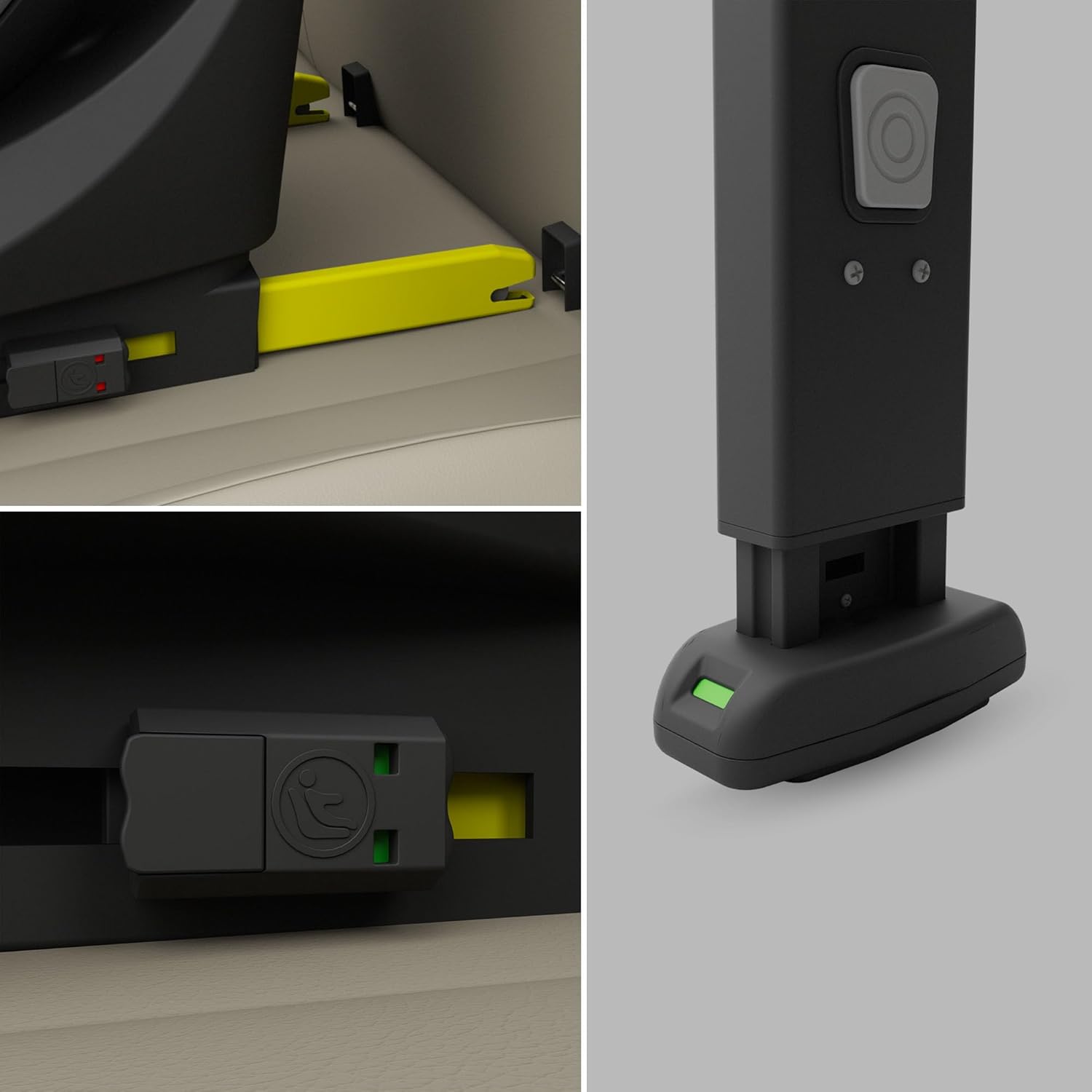 Detalle de Kinderkraft i-360 2 PRO — Siège auto 4 en 1, de 0 à 36 kg, ISOFIX, Gris