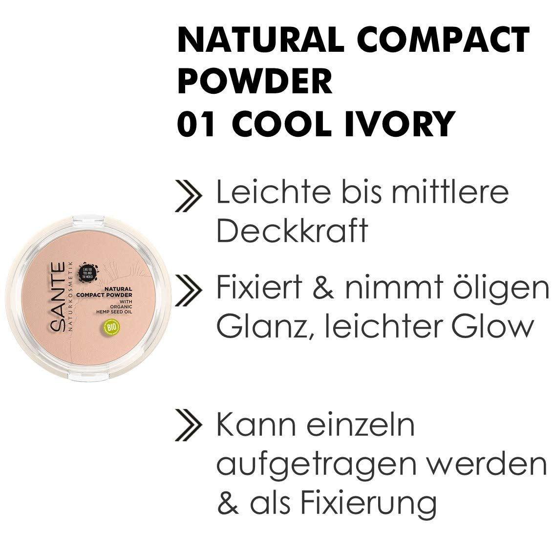 Thumbnail 3 de SANTE Naturkosmetik Natural Compact Powder 9g 💄
