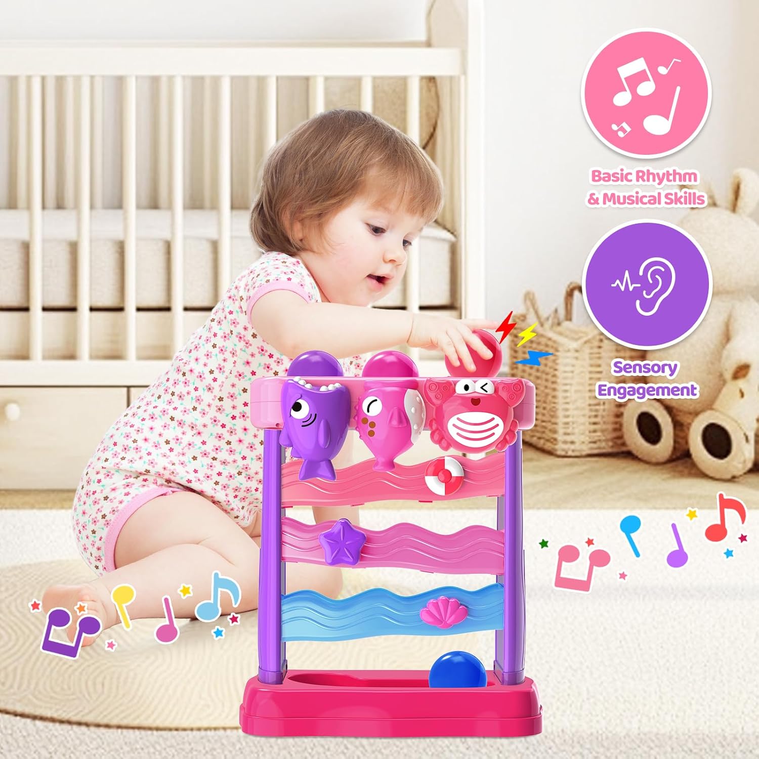 Thumbnail 1 de YEGEER Musical Toddler Toy for 1-2 Years